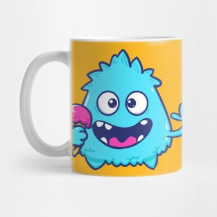 Blue Monster Mug